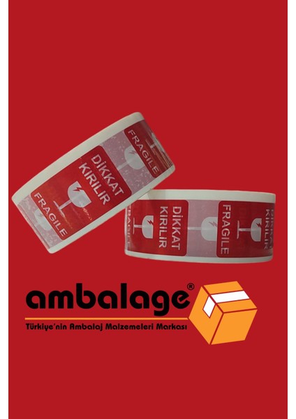 3 Adet Dikkat Kırılır Bandı Kırılır Etiketli Bant 45MM x 100M Koli Bant Hotmelt Koli Bandı fiyatları