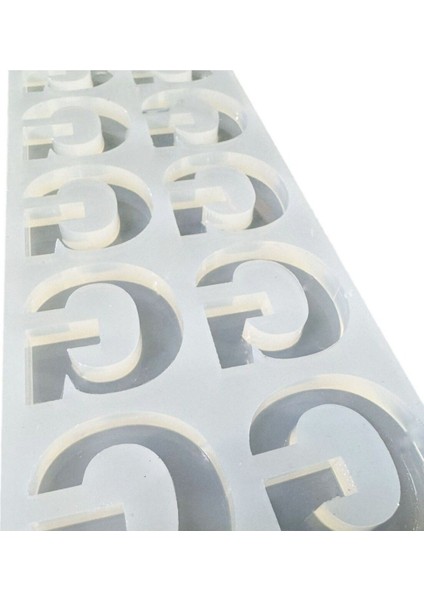 Epoksi Çoklu Silikon Kalıp G Harfi Anahtarlık Reçine Seri Döküm Kalıbı 4 cm 10 Lu fiyatları