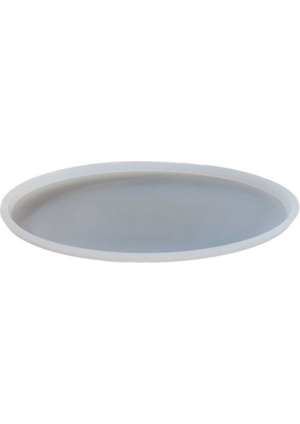 Epoksi Silikon Kalıp Küçük Oval Tepsi Kalıbı 19 X13 cm