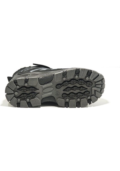 Jagulep Siyah-Füme Kürklü Outdoor Çocuk Botu