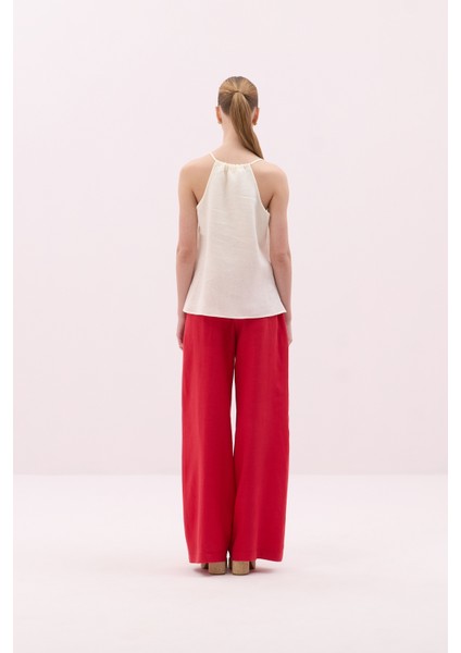 Ince Askılı Keten Bluz Bej Y2513012_024 fiyatları