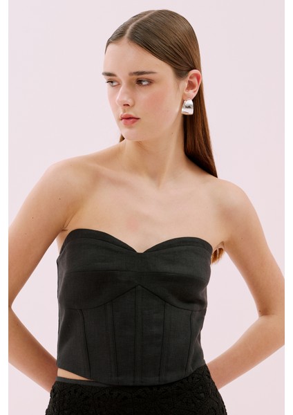Korse Tipli Straplez Keten Büstiyer Siyah Y2514019_001 modelleri