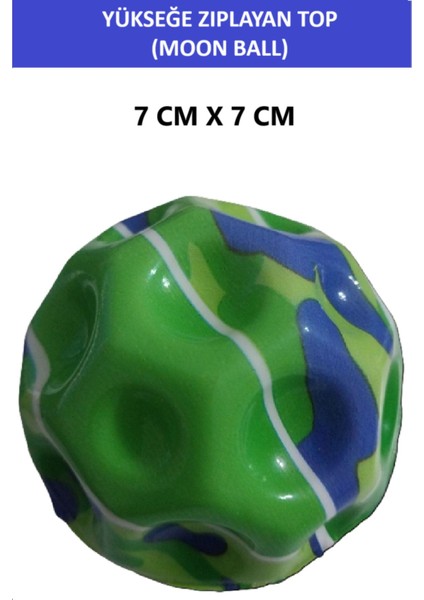 2 Adet Moon Ball (Yükseğe Zıplayan Top) Süper Eğlenceli Uzay Topu - Space Ball Bouncy Ball