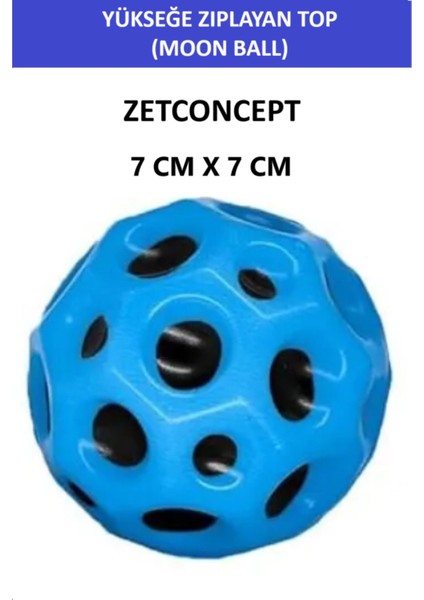 2 Adet Moon Ball (Yükseğe Zıplayan Top) Süper Eğlenceli Uzay Topu - Space Ball Bouncy Ball