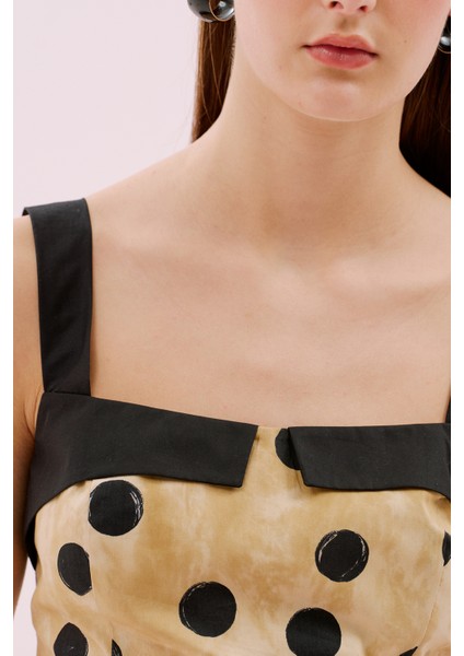 Puan Desenli Kalın Askılı Büstiyer Standart Renk Y2514012_089 fırsatları