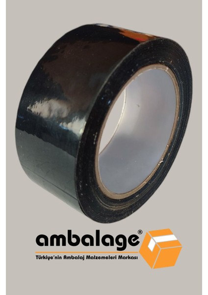 Siyah Koli Bandı 45MM x 100M Renkli Hotmelt Koli Bantı Koli Bant Renkli Bant (1ADET)