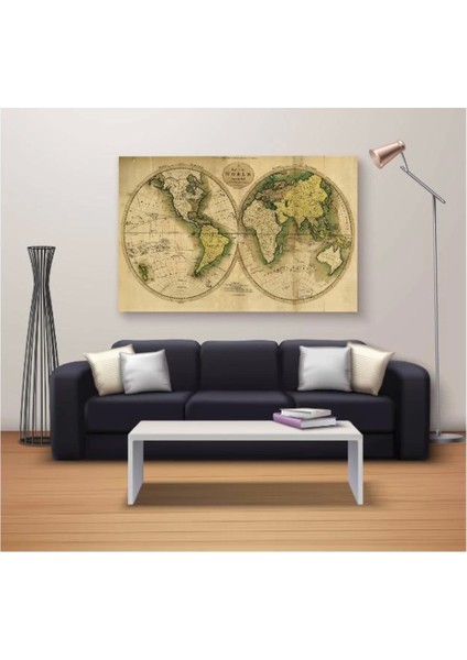 - Dekoratif Baskı Özel Tasarım Dikdödrtgen Kanvas Tablo 1963