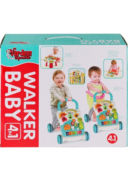 BIB-6017 Pianolu Yürüme Arkadaşı 4ın1