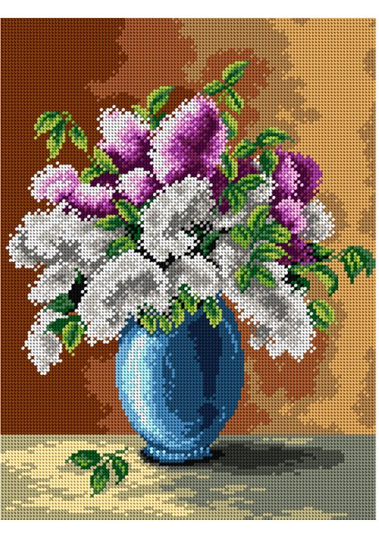 Baskılı Goblen Leylak Buketi 2343 30*40 cm