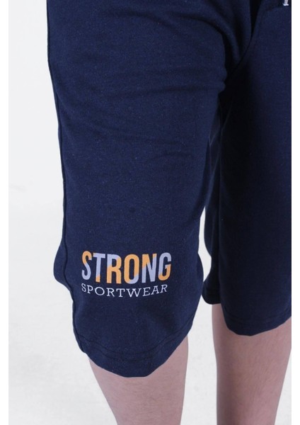 Strong Baskı Detaylı, Cepli Erkek Çocuk Kapri
