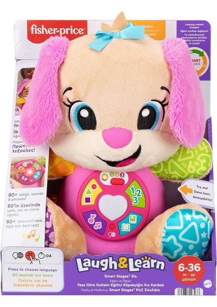 JFD34 Fisher Price Eğtici Köpekçiğin Kız Kardeşi-Yaşa Göre Gelişim