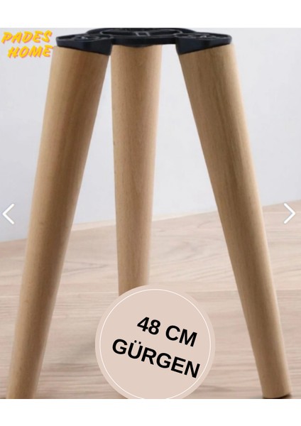 3 Lü Sehpa Ayağı Ahşap Ayak Zigon Sehpa Ayağı 48 cm fırsatları