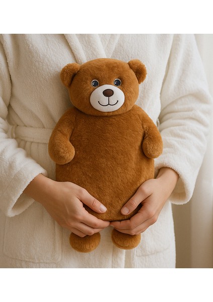 Legosh Ayıcık Figürlü Peluş Su Torbası Kılıfı Sevimli ve Yumuşak Kılıf indirimleri