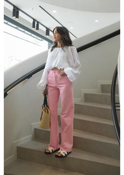 Pembe Kuzmina Straight Jean