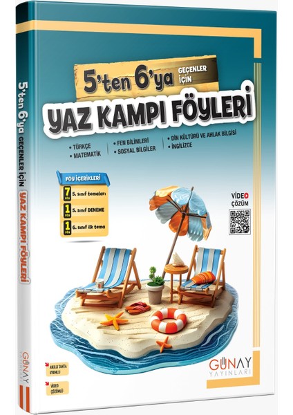 5'ten 6'yageçenler Için Yaz Kampı Föyleri