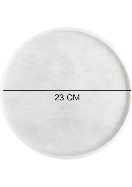 Epoksi Silikon Kalıp Yerli Üretim Yuvarlak Tepsi Kalıbı Düz 23 cm fiyatları