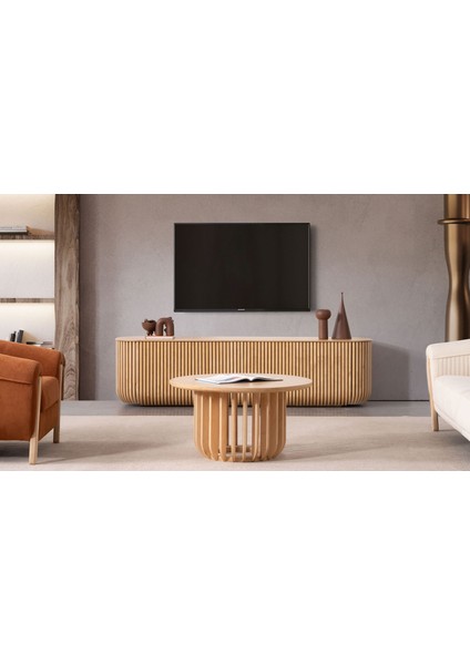 Netha Tv Sehpası - Meşe modelleri