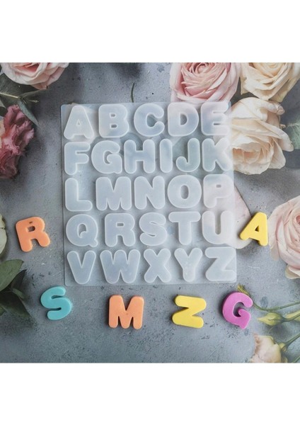 Epoksi Silikon Kalıp Bubble Büyük Harfler Kalıbı