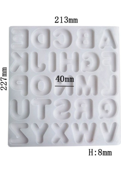 Epoksi Silikon Kalıp Bubble Büyük Harfler Kalıbı fiyatları