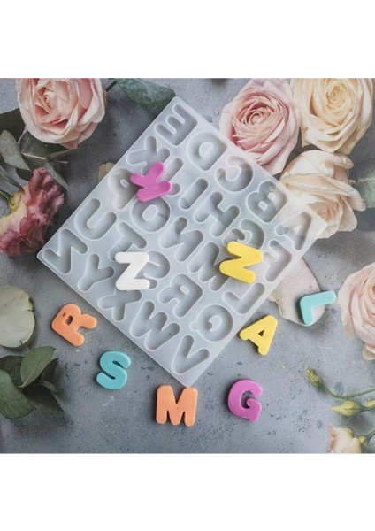 Epoksi Silikon Kalıp Bubble Büyük Harfler Kalıbı modelleri