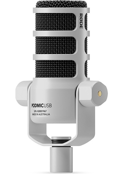Podmic USB White - Yeni Nesil Analog / USB Dinamik Podcast Mikrofonu