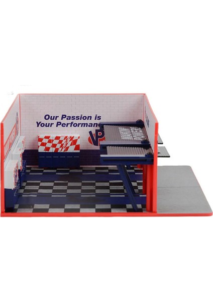 1:64 Mechanic's Corner Series 10 - Weekend Workshop - Vp Racing Fuels Garage Solid Pack modelleri