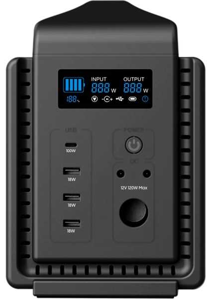 Energycharge 600 Taşınabilir Güç Kaynağı Stanley Termos Hediyeli (556 Wh Batarya Kapasitesi) fırsatları