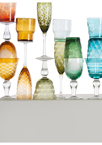 6'lı Şarap Kadehi Seti, El Yapımı, 300 Ml, Sanatsal Dekor, Bulaşık Makinesinde Yıkanabilir fiyatları