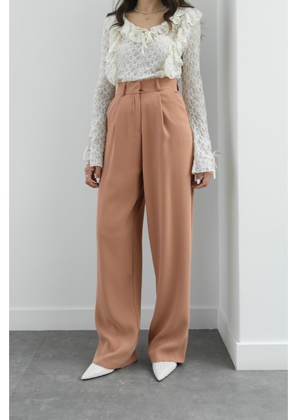 Somon Dökümlü Palazzo Pantolon fırsatları