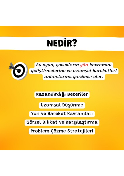 Kaydır Çevir Döndür - Yön Bulma ve Hareket Oyunu