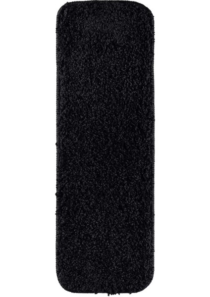 %100 Doğal Lateks Kaymaz Tabanlı Yıkanabilir 15 Adet Merdiven Halısı - Soft Shaggy 27X67 cm
