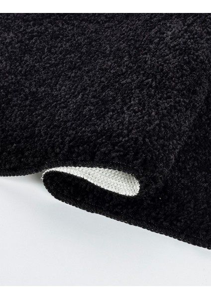 %100 Doğal Lateks Kaymaz Tabanlı Yıkanabilir 15 Adet Merdiven Halısı - Soft Shaggy 27X67 cm
