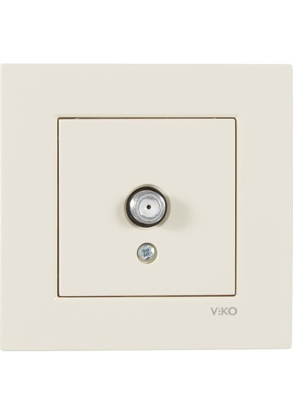 Viko Karre Krem Tekli Uydu Sat Mekanizma