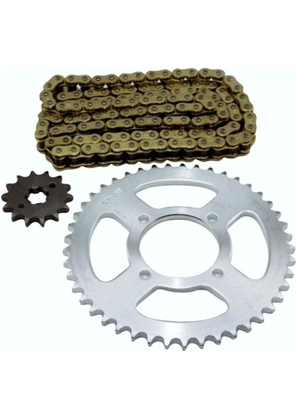 Ybr 125 Zincir Seti 428H – Ön Dişli, Arka Dişli ve O-Ringli Zincir Takımı