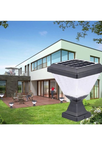 Helıos Hs 4006 30 Watt Kumandalı Solar Set Üstü Armatür - 3 Işık Renkli Beyaz, Gün Işığı, Ilık Beyaz