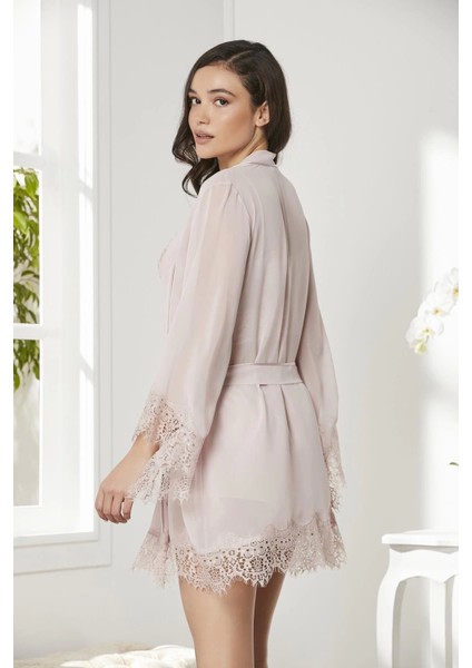 Pierre Cardin 7005 Sabahlıklı Şort Gecelik Takım