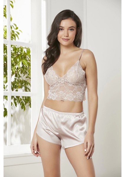 Pierre Cardin 7005 Sabahlıklı Şort Gecelik Takım