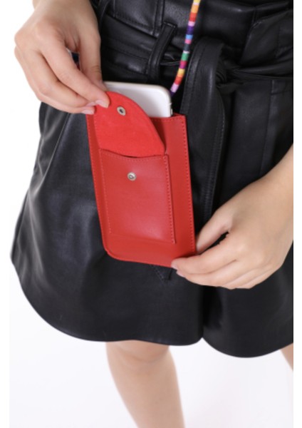 Kırmızı Renkli Ip Telefon Kabı