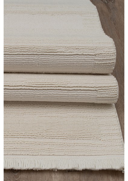 Combo Yumuşak Dokulu Bukle Oturma Odası Salon Mutfak Çocuk Odası Halısı 20557 Krem fırsatları