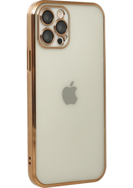Iphone 12 Pro Kılıf Razer Lensli Silikon - Gold Bstmy