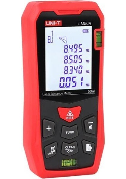 Unı-T LM50A 50 Metre Lazer Metre Çift Su Terazili Hafızalı modelleri