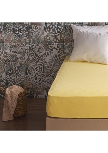 Gold Luxury Battal Boy Lastikli Penye Çarşaf 13747