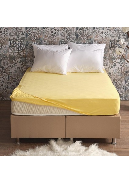 Gold Luxury Battal Boy Lastikli Penye Çarşaf 13747 fiyatları