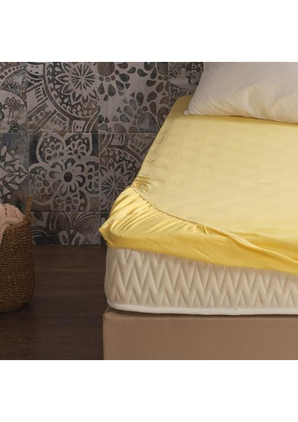 Gold Luxury Battal Boy Lastikli Penye Çarşaf 13747 modelleri