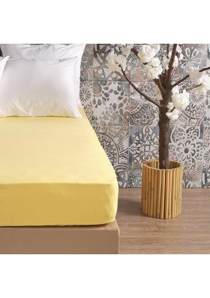 Gold Luxury Battal Boy Lastikli Penye Çarşaf 13747 indirimleri