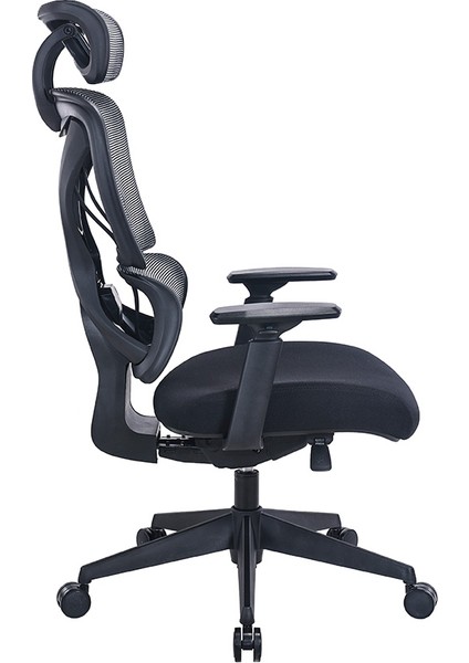 Unique-S Yönetici ve Çalışma Koltuğu-Siyah 74X117.5-127X65.5 cm