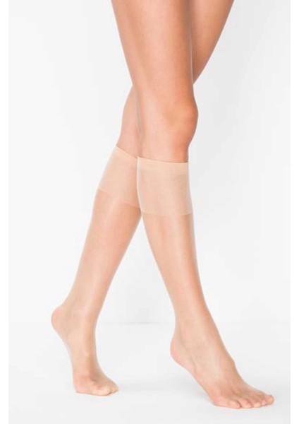 FIT15 Parlak Burunsuz Kadın Pantolon Çorap