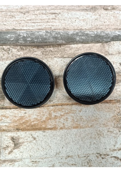 Motosiklet Reflektör Koyu Gri