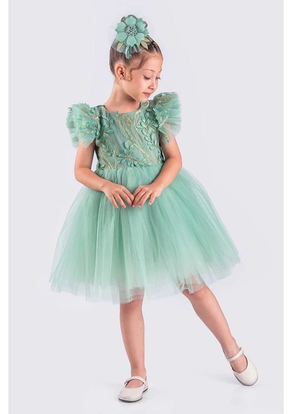 Kız Çocuk Elbise Tütü Etek Nakışlı fiyatları