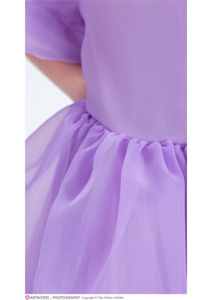 Kuyruklu Kız Çocuk Abiye Elbise Karolin Kumaş fırsatları